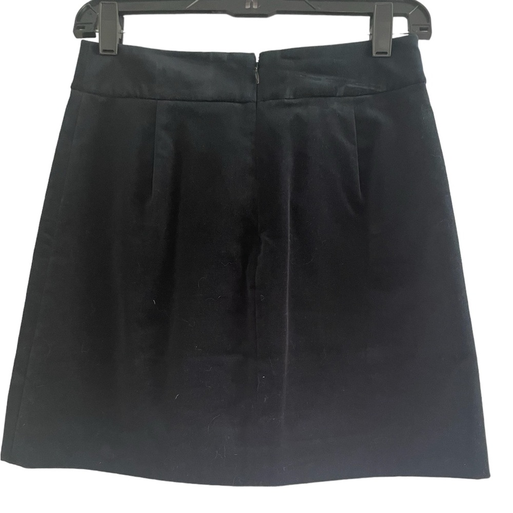 JCrew lined velvet pleated skirt - Picture 2 of 6